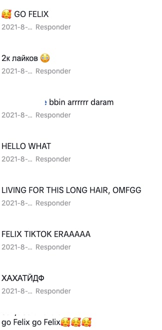 Comentarios originales sobre video de Felix Lee, de Stray Kids, bailando.