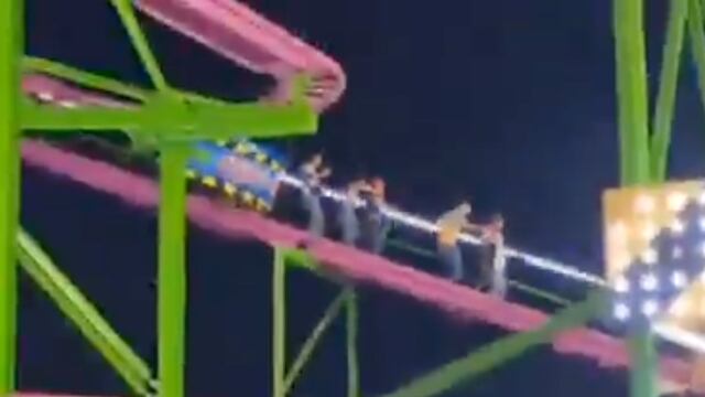 Falla en juego mecánico provoca momentos de pánico en la Feria de Tabasco 2023