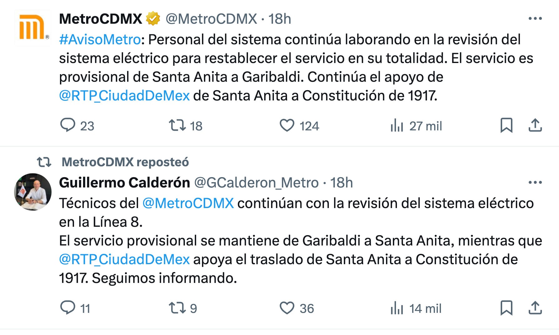 Guillermo Calderón deja el Metro de CDMX