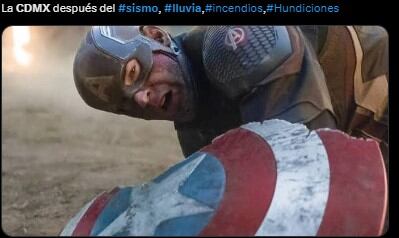 Memes sismo y lluvia en CDMX