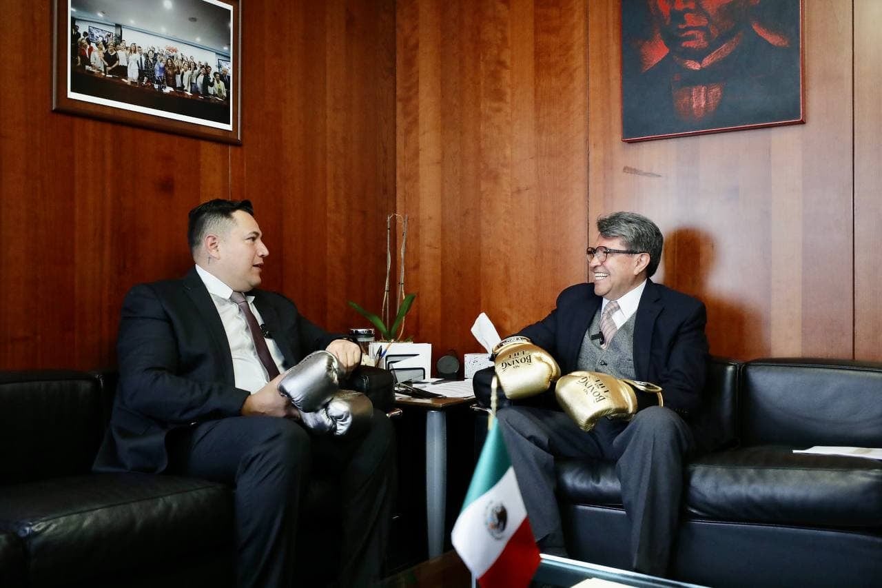 Eddy Reynoso y Ricardo Monreal