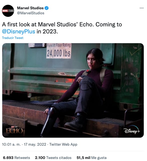 Nueva serie de Marvel, 'Echo'