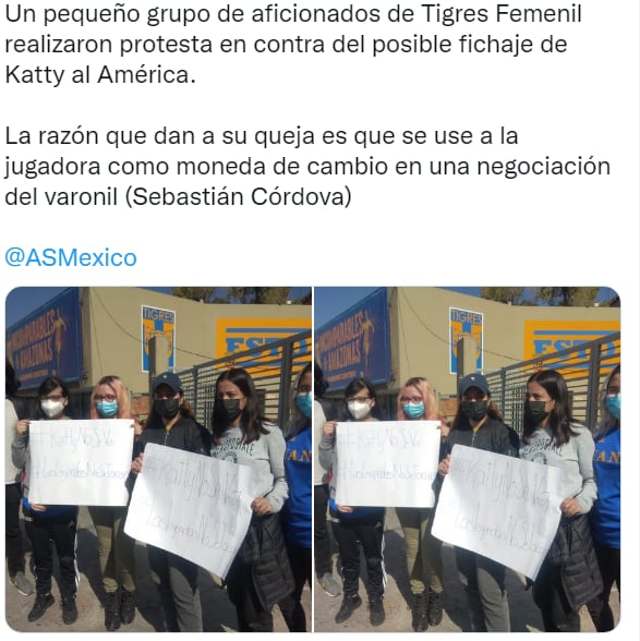 Protestas por Katty Martínez