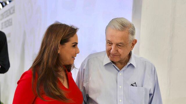 Mara Lezama y AMLO