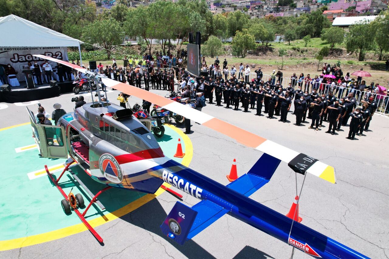 Helicóptero 'Jaguar 2' de Ecatepec