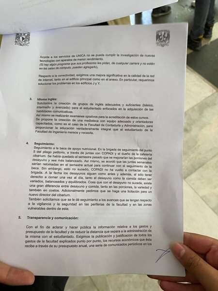 Paro en Facultad de Ingeniería de la UNAM: suspenden clases a nivel licenciatura hasta el viernes 21 de abril