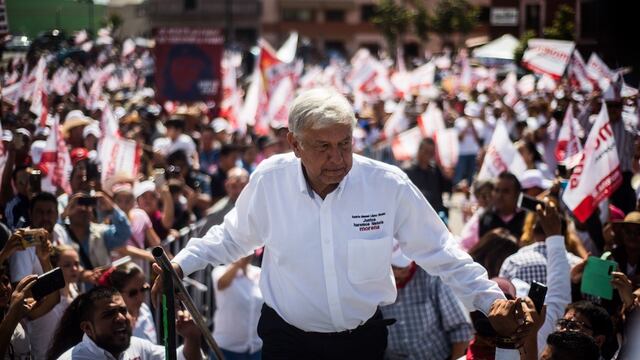Andrés Manuel López Obrador, candidato de la coalición Juntos Haremos Historia