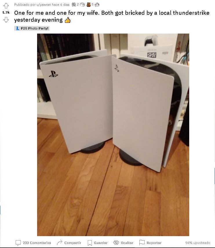 PS5 descompuestos
