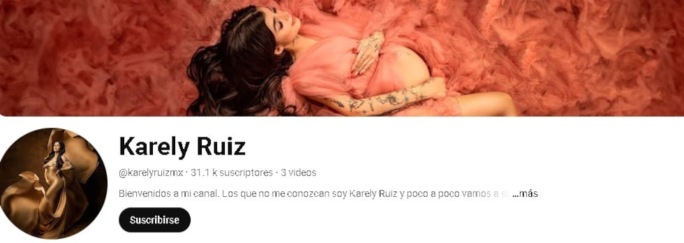 Canal de YouTube de Karely Ruiz.