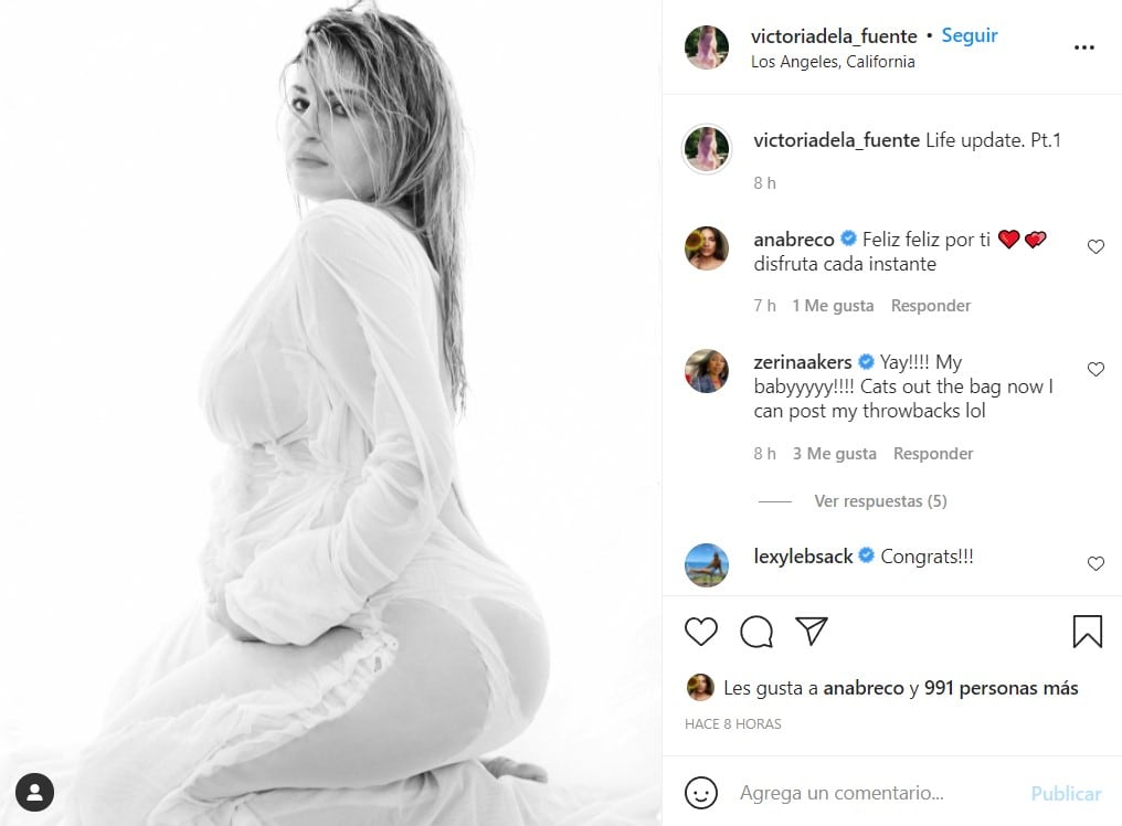 Victoria de la Fuente, hija de Laura Bozzo, está embarazada