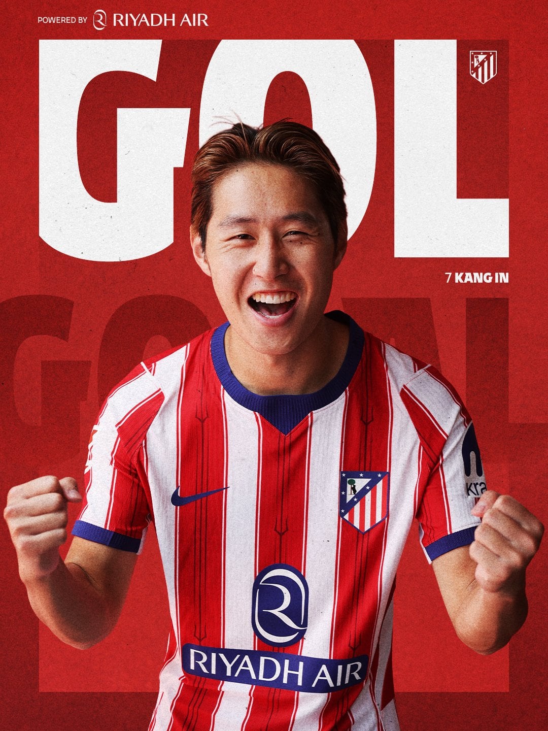 Kang-in Lee fue el autor del primer gol del Atlético de Madrid