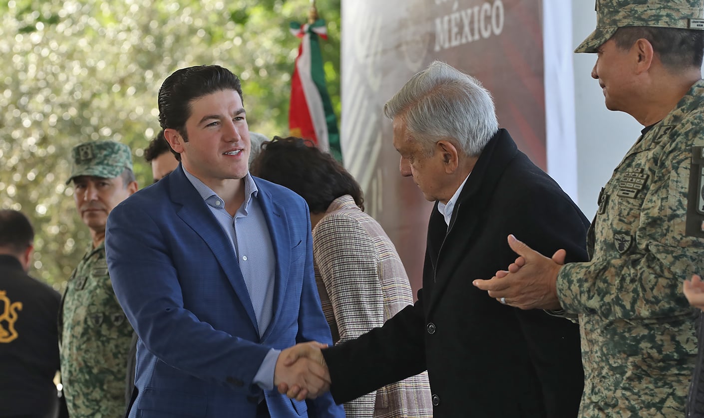 Samuel García y AMLO
