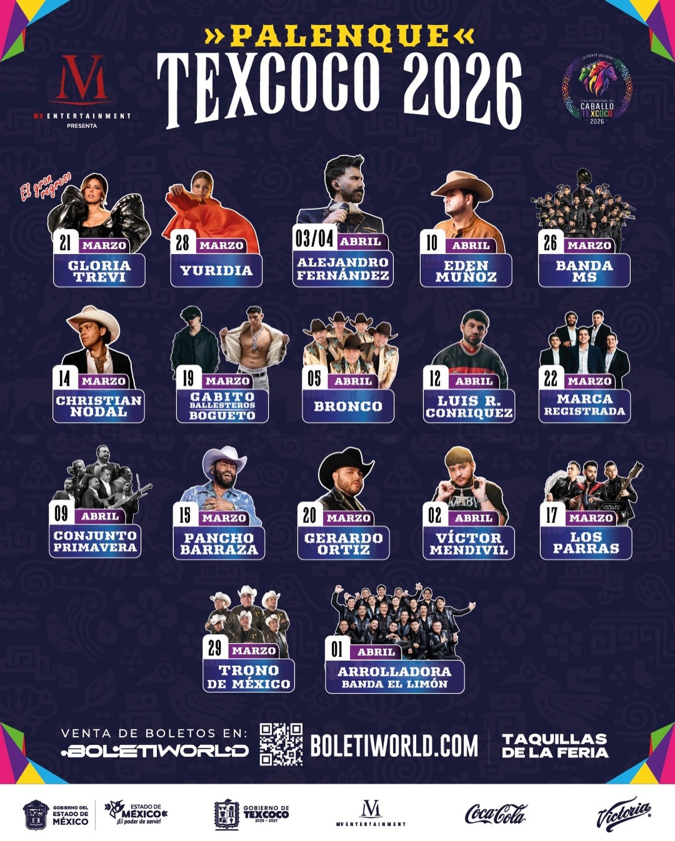 Palenque de la Feria del Caballo Texcoco 2026