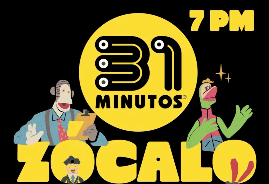 31 minutos tendrá un concierto en el Zócalo este 30 de abril