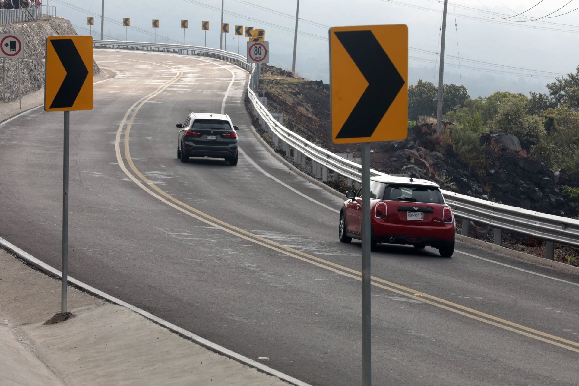 Carretera La Pera, en Morelos