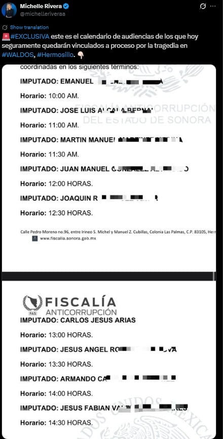 Imputan por homicidio a Waldo’s tras incendio en Hermosillo