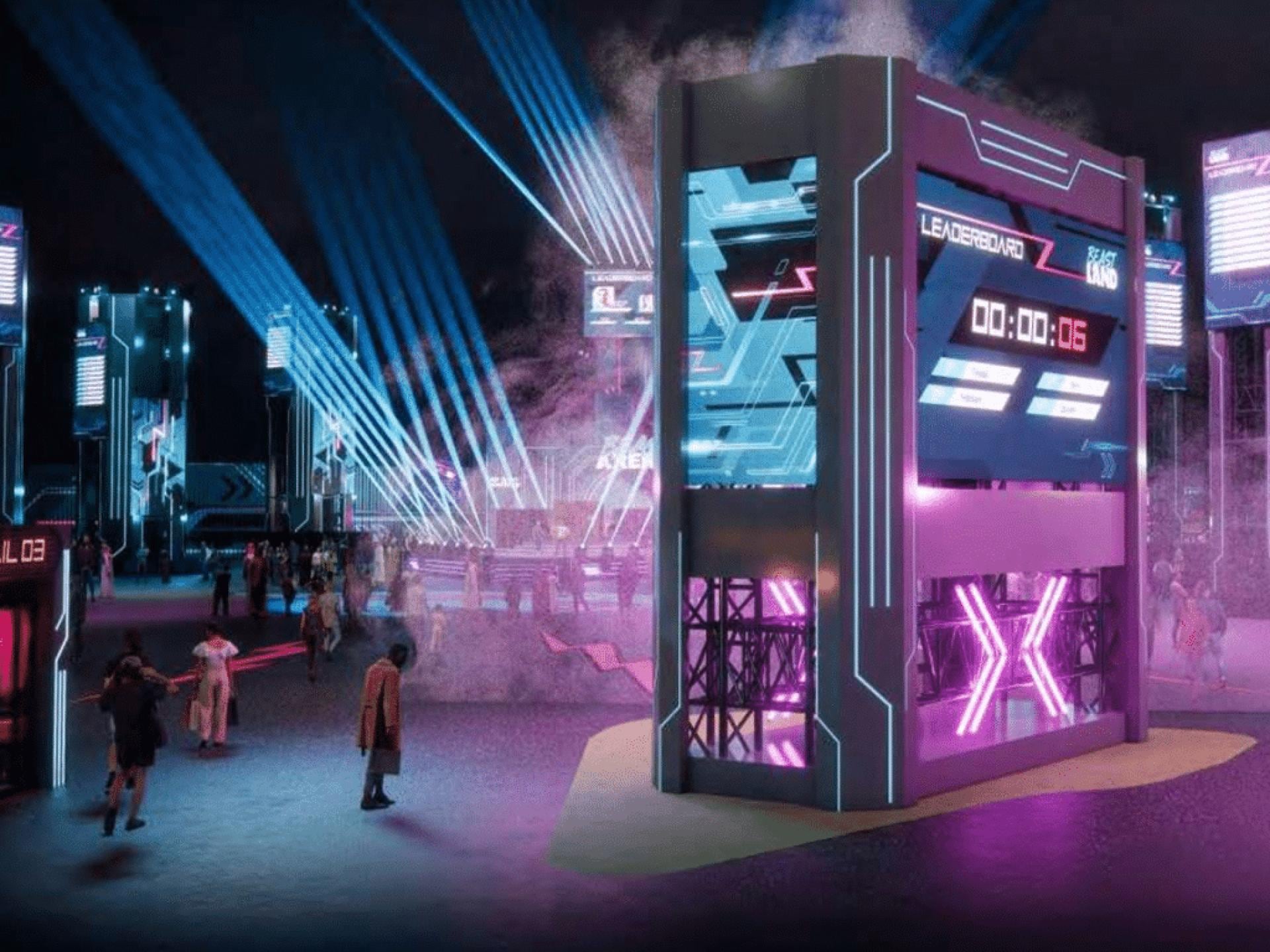 Beast Land, parque temático Arabia Saudita de MrBeast