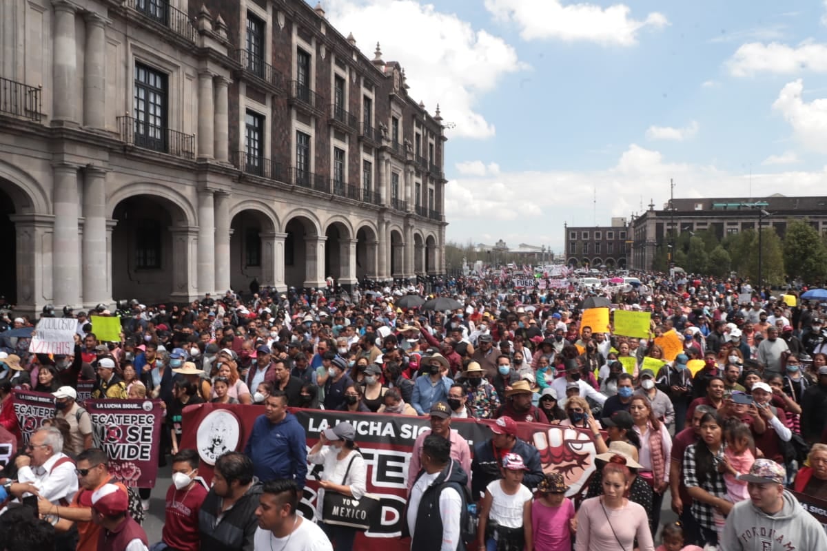 Fernando Vilchis marcha junto a miles de ciudadanos en Toluca para defender el territorio de Ecatepec