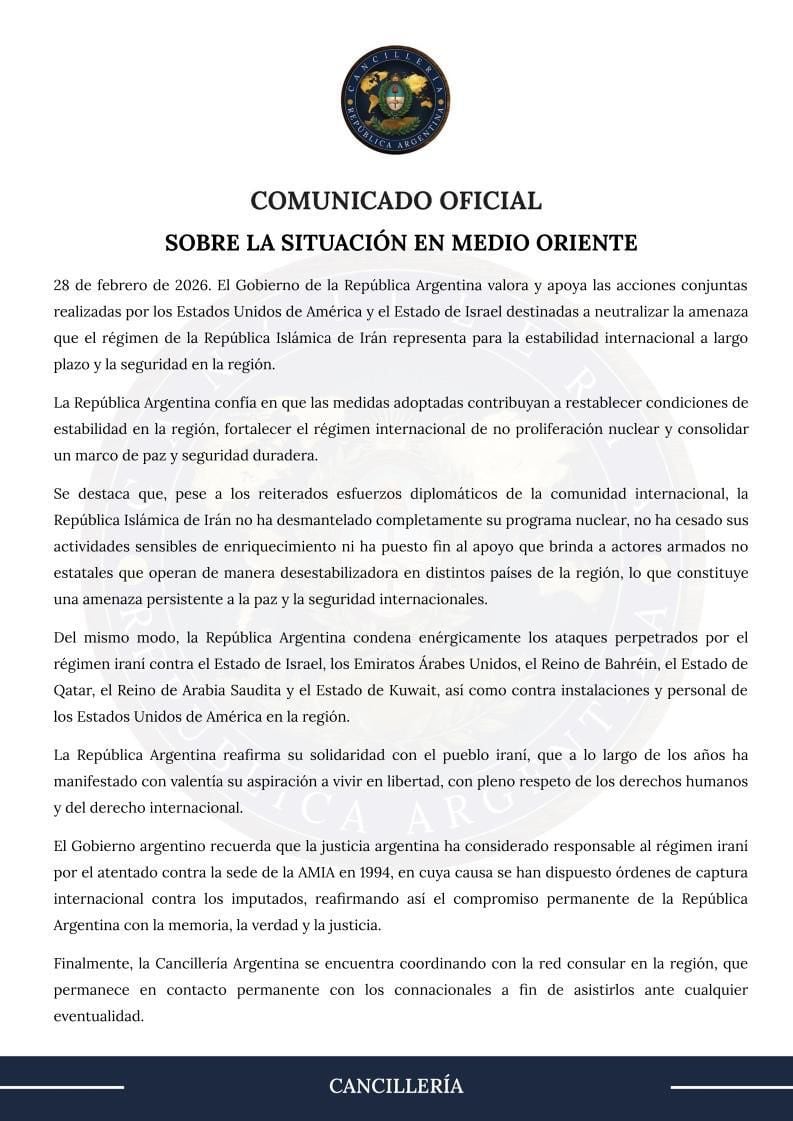 Reacciones del mundo tras ataque a Irán