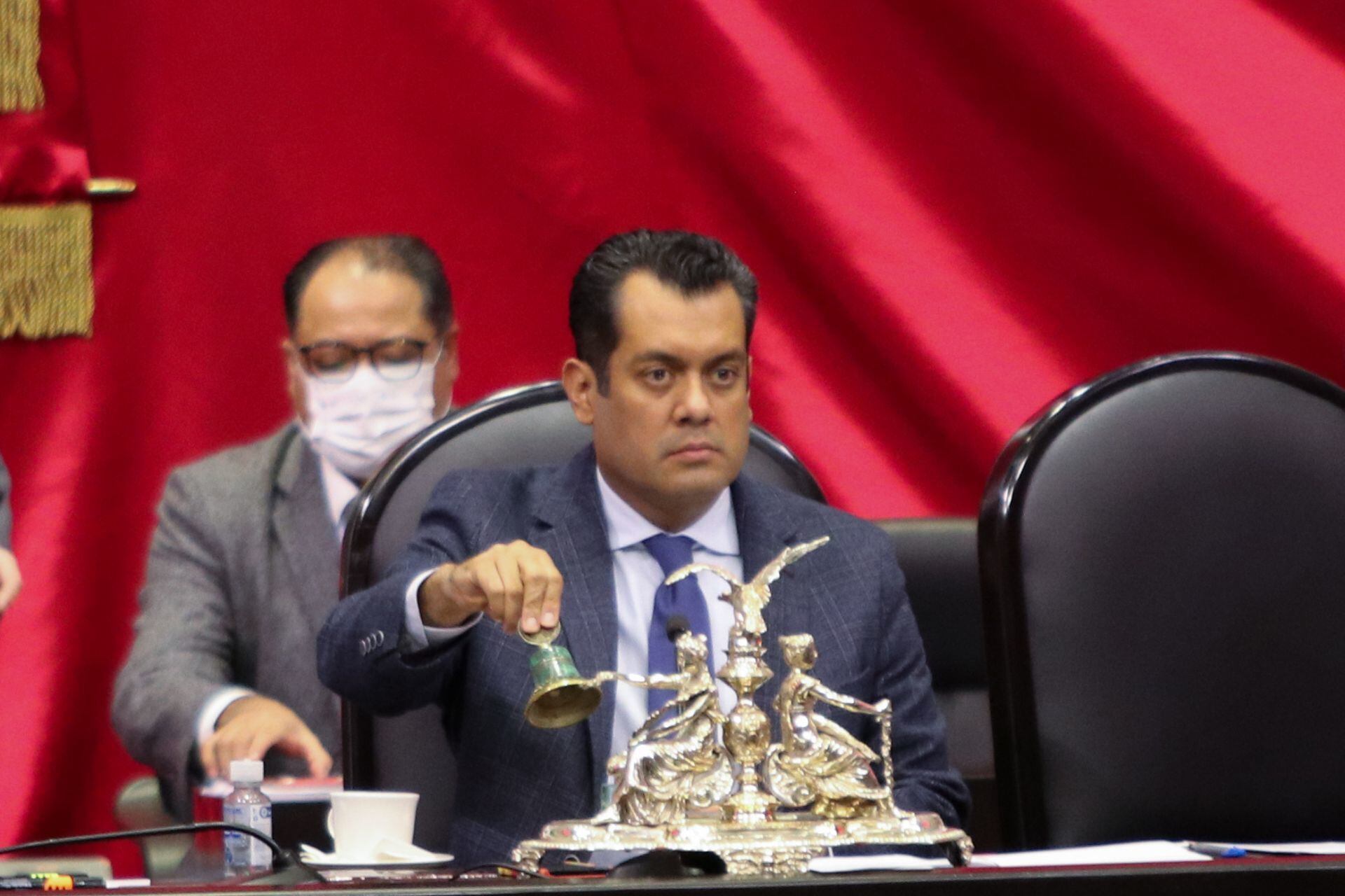 Sergio Gutiérrez Luna, presidente de la mesa directiva en la Cámara de Diputados