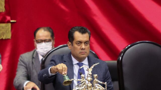 Sergio Gutiérrez Luna, presidente de la mesa directiva en la Cámara de Diputados