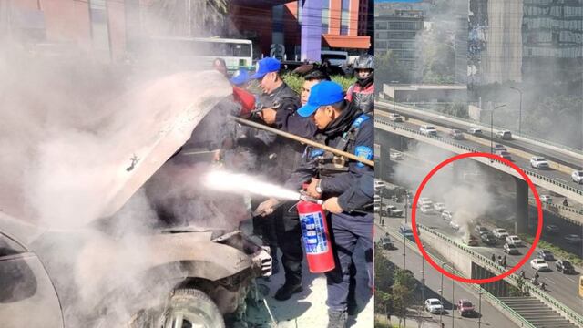 Incendio en Periférico Sur