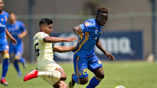Koffi Dakoi en un partido con Tigres Sub-20