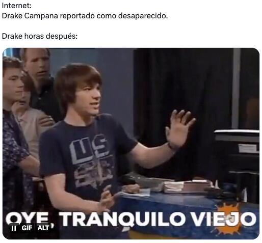 Memes de la desaparición Drake Bell, recrean momentos de Drake y Josh