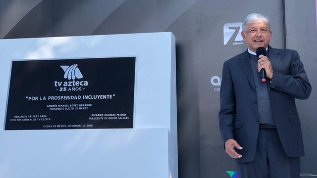 Andrés Manuel López Obrador en TV Azteca