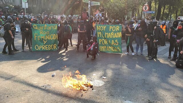 Protesta feminista en CDMX