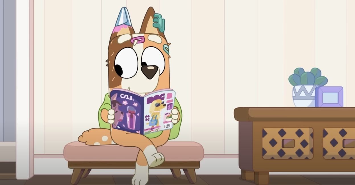 Bluey juega a la peluquería