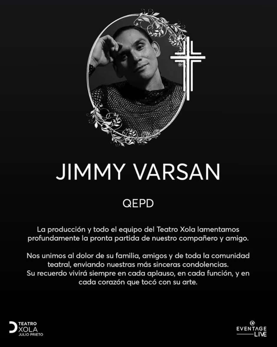 Teatro Xola Julio Prieto se despide de Jimmy Varsan