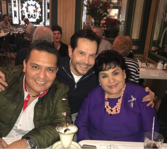 Gustavo Briones, 'Pepillo' Origel y Carmen Salinas.