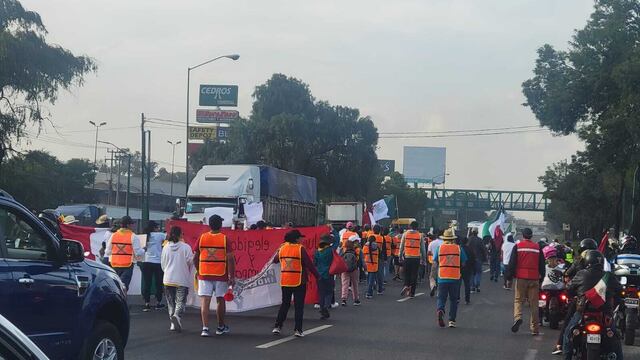 Bloqueo en autopista México-Querétaro