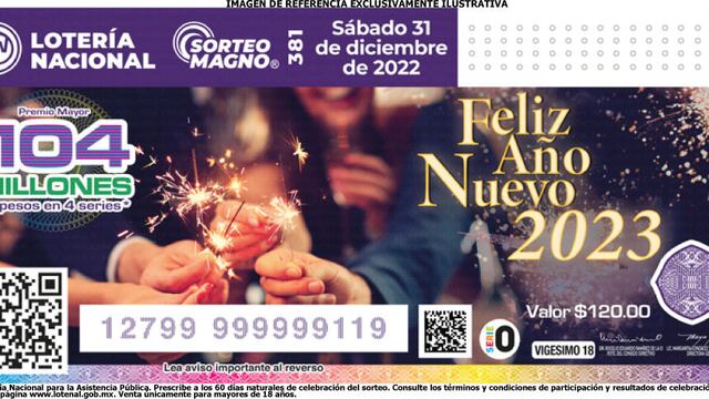 Sorteo Magno: Dónde ver en vivo el sorteo de la Lotería Nacional de Año Nuevo 2023 y el resultado con los números ganadores