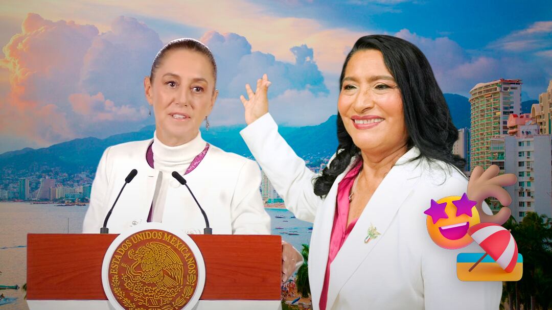 Abelina López recibe a Claudia Sheinbaum: “Acapulco tiene playas limpias”