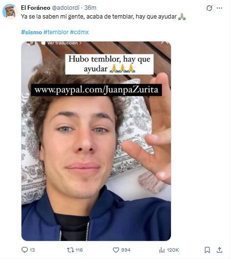 Memes del sismo hoy en México