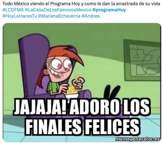 Los memes de Mariana Echeverría en Hoy