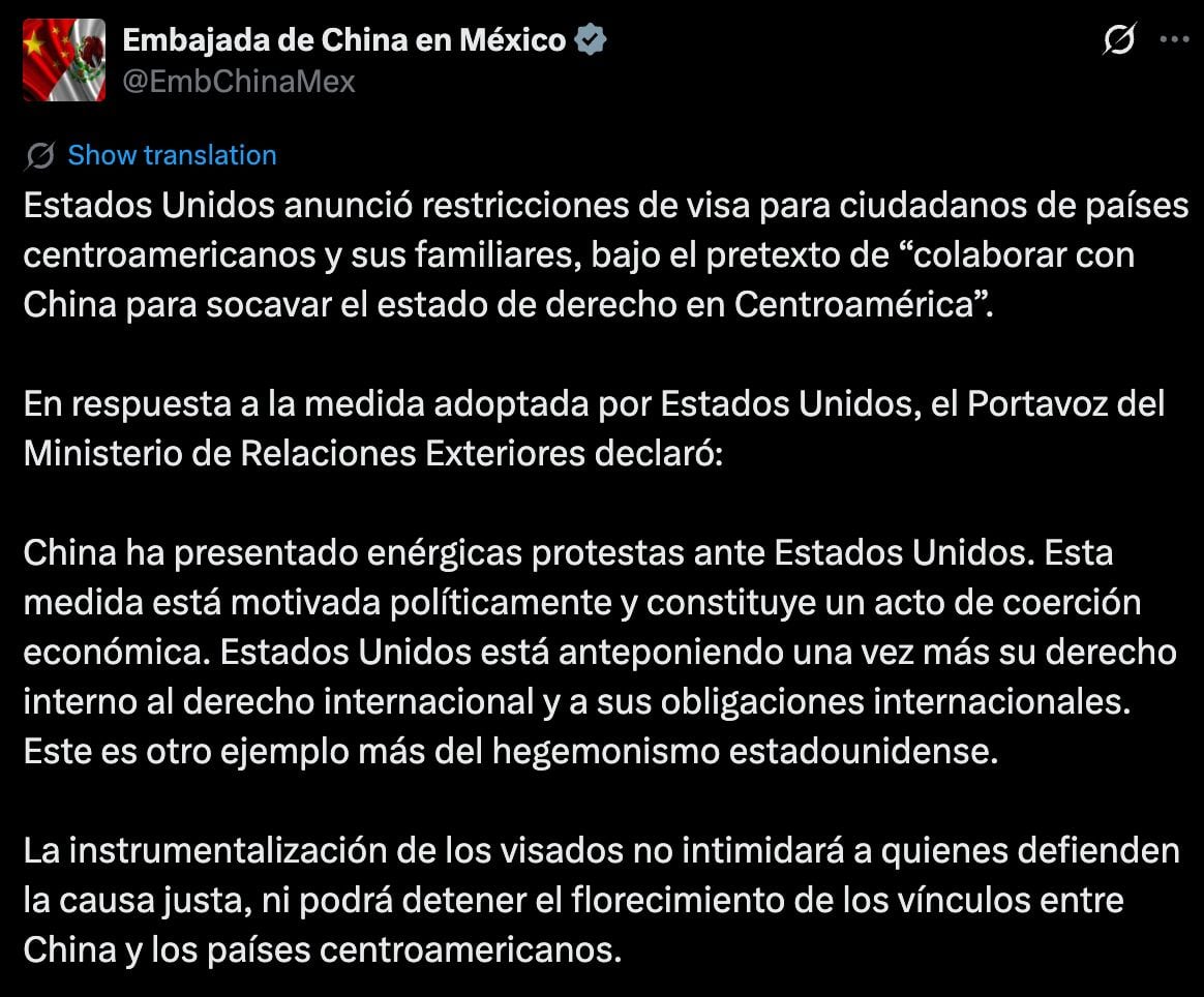 Embajada de China en México