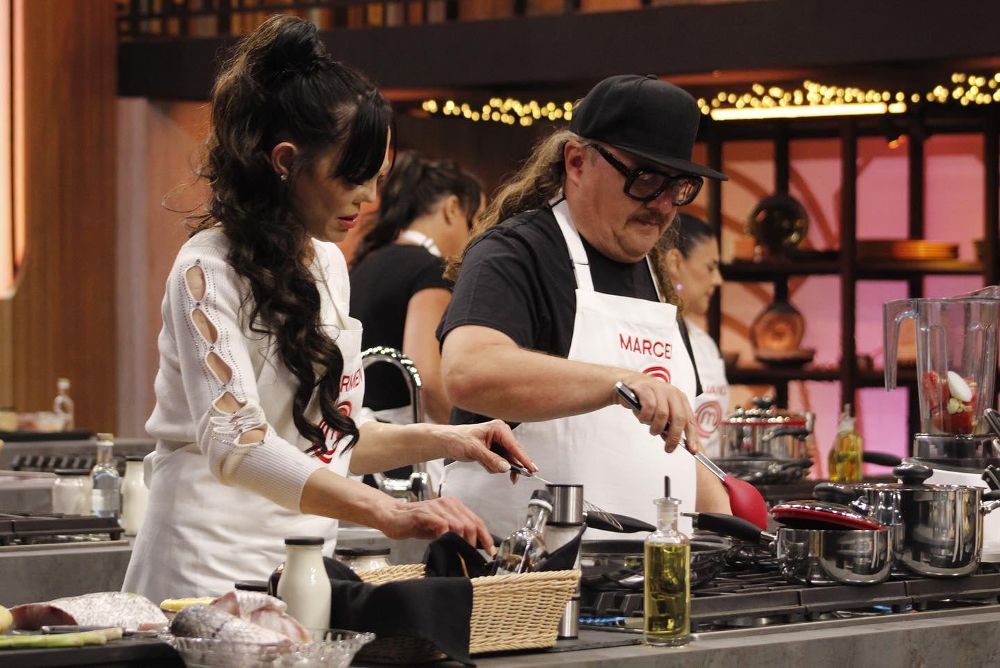 Carmen Campuzano y Marcello Lara