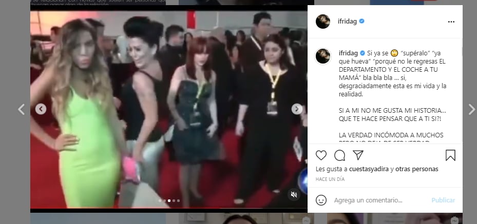 Frida Sofía arremete contra Alejandra Guzmán.