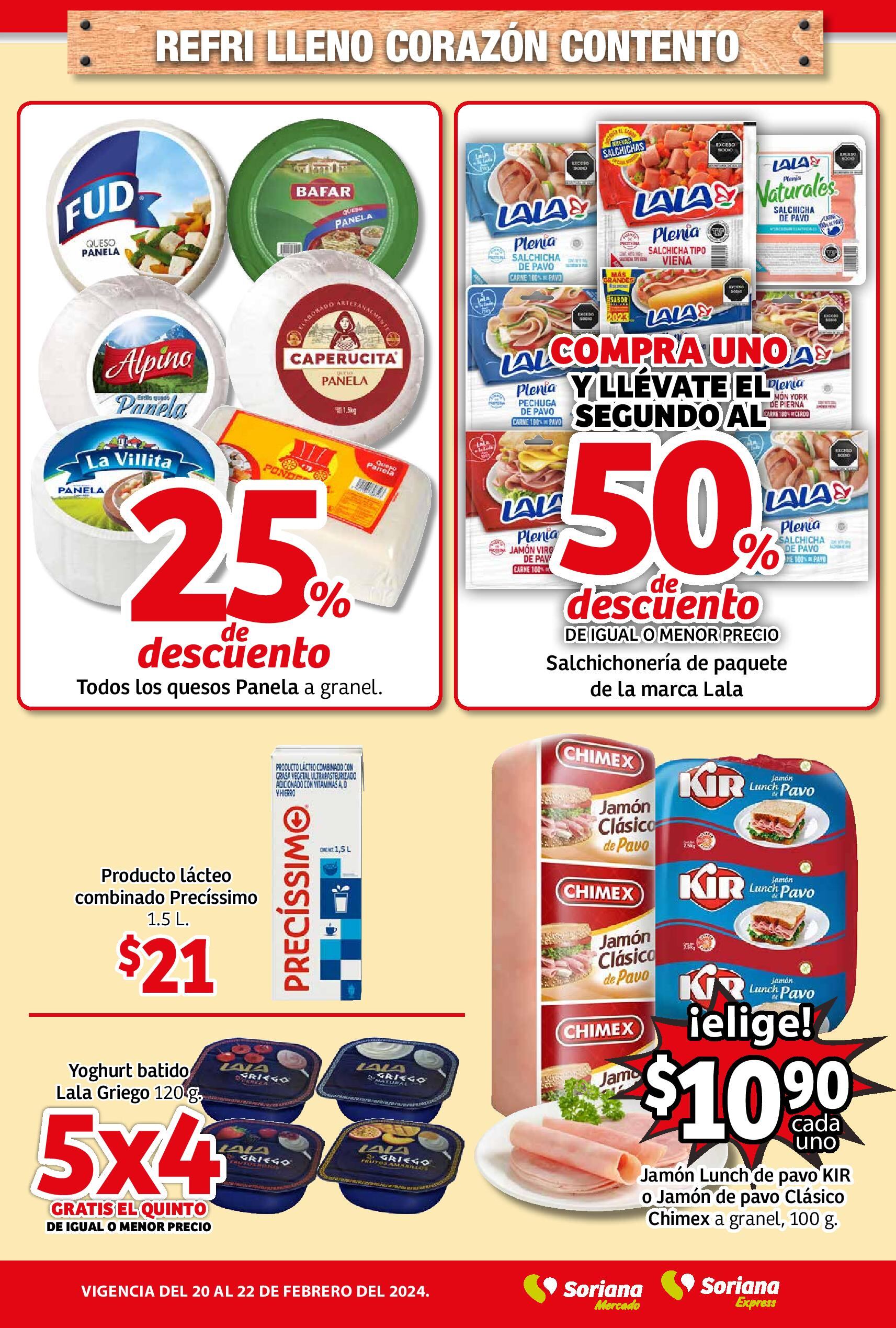 Soriana Mercado ofertas 21 de febrero 2024: Estos son los mejores precios