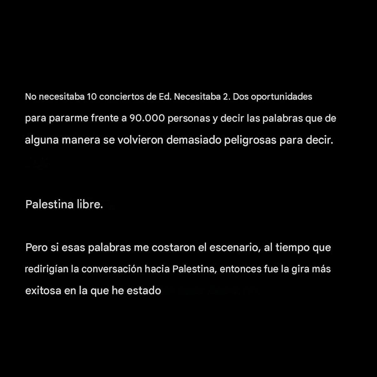 Macklemore se pronuncia sobre su retiro de la gira de Ed Sheraan por su mensaje pro Palestina.