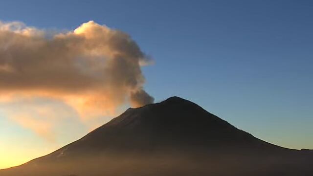 Volcán Popocatépetl el 5 de noviembre