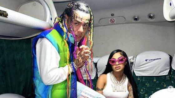 El regalo de Yailin La Más Viral a Tekashi 6ix9ine por su cumpleaños que desató una guerra de críticas