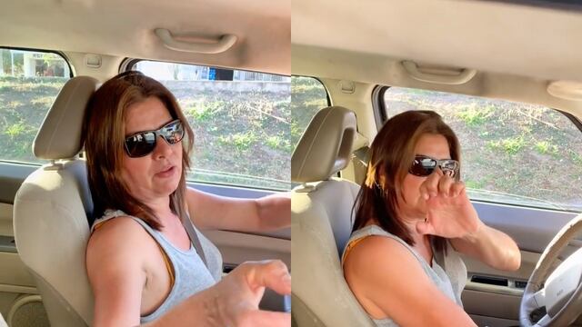 Su mamá le lleva el lunch que se le olvidó