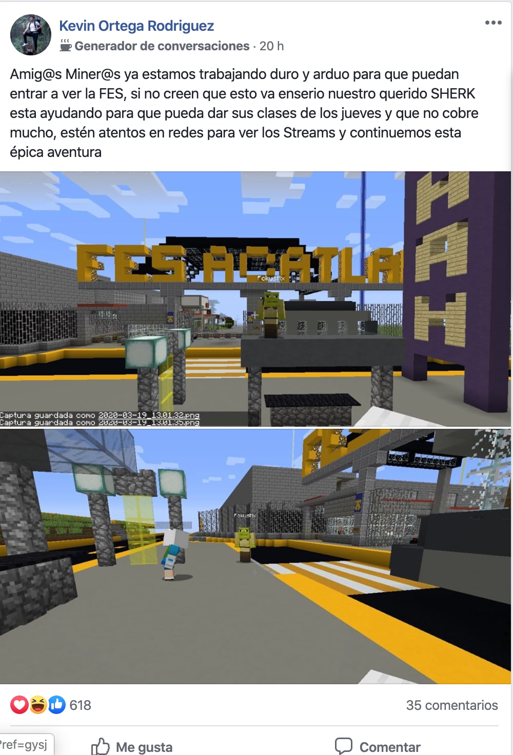 La creación del servidor de Minecraft