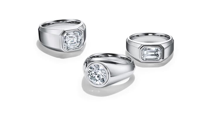 Anillos de compromiso para hombres de Tiffany