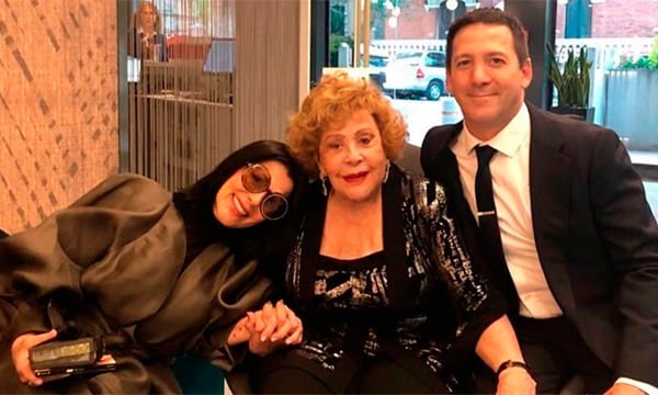 Alejandra Guzmán, Silvia Pinal y Luis Enrique Guzmán.
