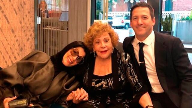 Alejandra Guzmán, Silvia Pinal y Luis Enrique Guzmán.